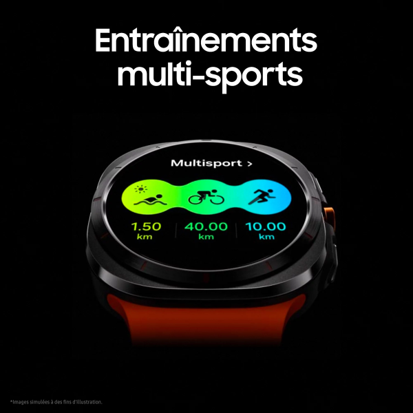 SAMSUNG Galaxy Watch Ultra 47mm (Bracelet sport extrême) - Neuf