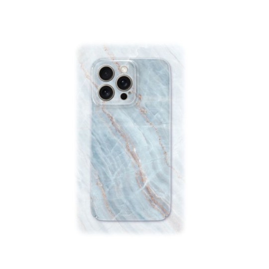 Coque de protection pour smartphone Bleu électrique - Collection Pierre raffinée