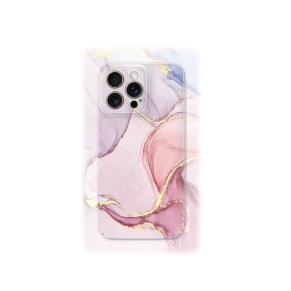 Coque de protection pour smartphone Rose voilé - Collection Pierre raffinée