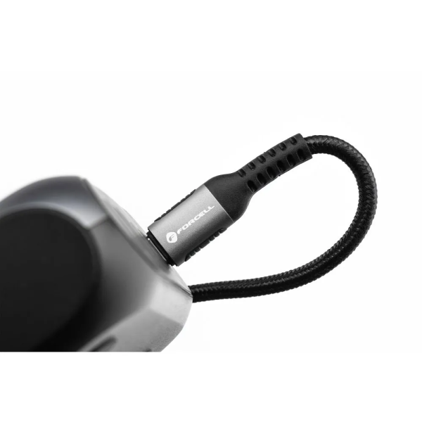 FORCELL F-ENERGY Câble nylon tressé USB-C vers USB-C 5A 240W 3m