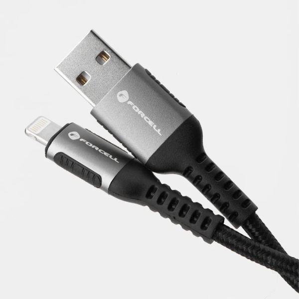 FORCELL F-ENERGY cable USB A to Lightning 2,4A 12W 2m