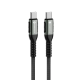 FORCELL F-ENERGY Câble nylon tressé USB-C vers USB-C 5A 100W 1,2m