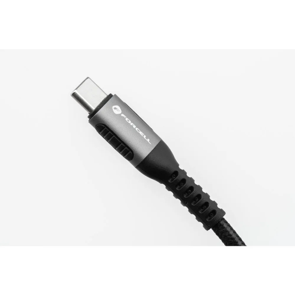 FORCELL F-ENERGY Câble nylon tressé USB-C vers Lightning 3A 27W 1,2m