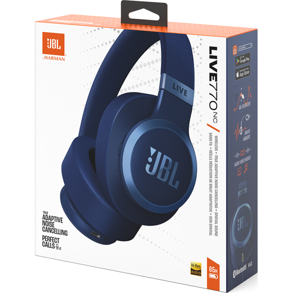 JBL Casque Bluetooth® Live 770NC ANC avec Micro Supra-auriculaire