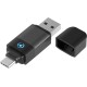 FORCE Adaptateur sans fil USB A/C vers CarPlay / Android Auto Noir + Garantie à vie
