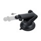 FORCELL Support de téléphone en carbone pour voiture pare-brise avec bras réglable