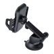 FORCELL Support de téléphone en carbone pour voiture pare-brise avec bras réglable
