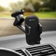 FORCELL Support de téléphone en carbone pour voiture pare-brise avec bras réglable