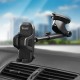 FORCELL Support de téléphone en carbone pour voiture pare-brise avec bras réglable