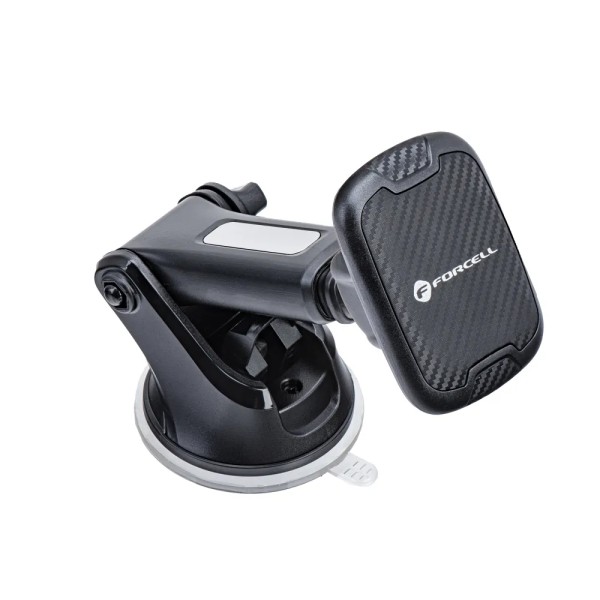 FORCELL Support de téléphone magnétique en carbone pour pare-brise / tableau de bord