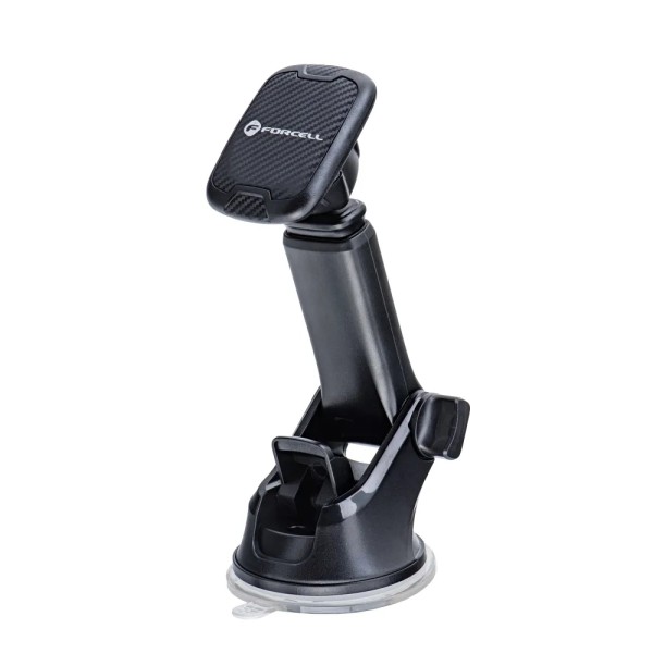 FORCELL Support de téléphone magnétique en carbone pour pare-brise / tableau de bord