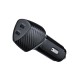FORCELL F-ENERGY Chargeur adaptateur rapide carbone pour voiture 2x USB-C 20W