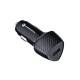 FORCELL F-ENERGY Chargeur adaptateur rapide carbone pour voiture USB-A 3A 18W