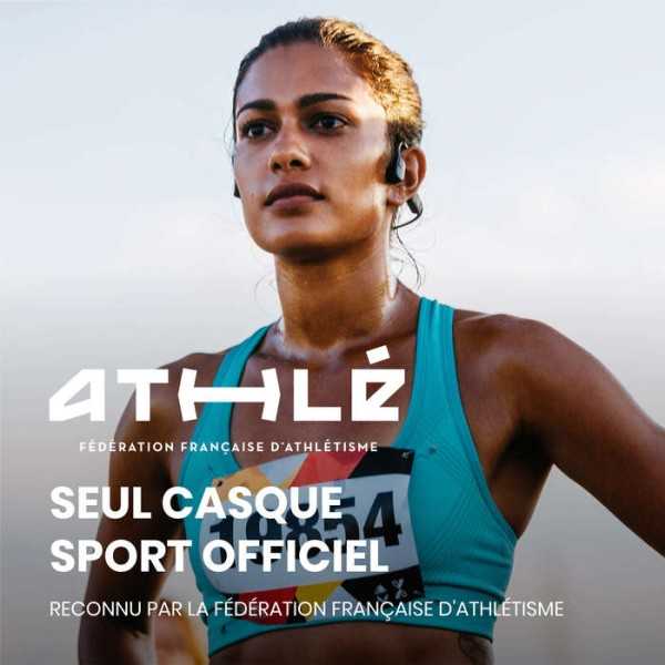 SHOKZ CASQUE BT CONDUCTION OSSEUSE OPENRUN CHARGEUR USB-C NOIR