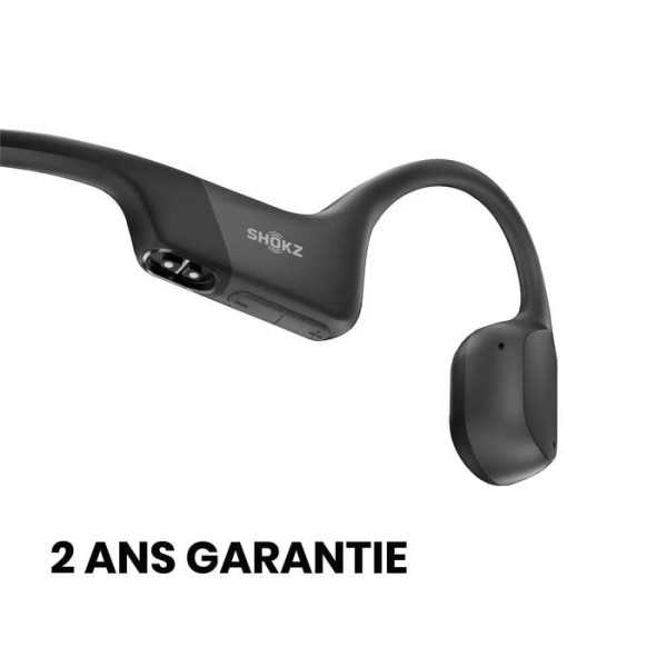 SHOKZ CASQUE BT CONDUCTION OSSEUSE OPENRUN CHARGEUR USB-C NOIR