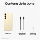 Contenu de la boîte du SAMSUNG Galaxy S24+ 5G Dual SIM 12Go/256Go Crème - Neuf