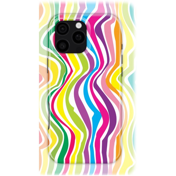 Kaleidoscope Race | Coque de téléphone 3D 2en1 Ultra-résistante