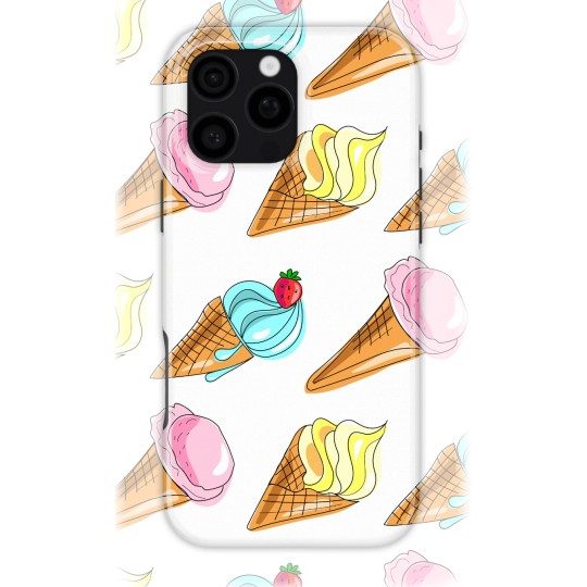 Ice Cream Case | Coque de téléphone 3D 2en1 Ultra-résistante