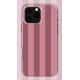 Pastel Cherry Stripes Case | Coque de téléphone 3D 2en1 Ultra-résistante