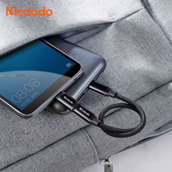 MCDODO Adaptateur OTG OT-7690 Type-C Femelle vers MicroUSB Noir
