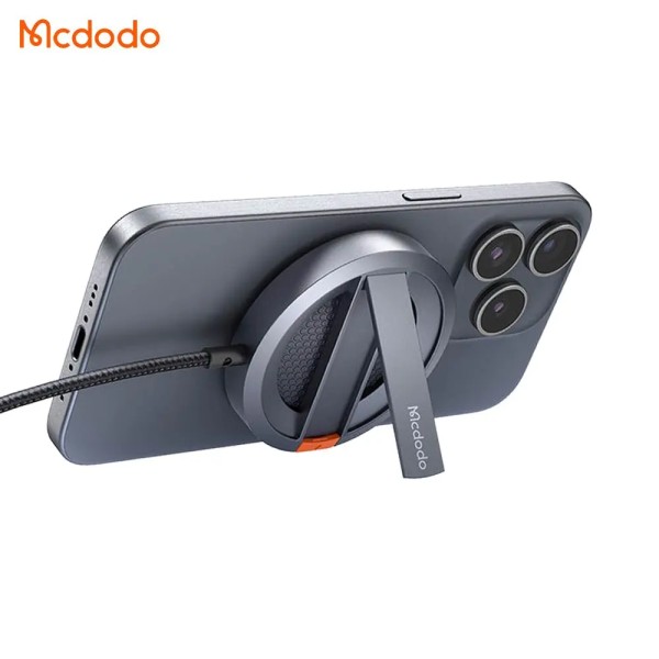 MCDODO Chargeur à Induction CH-5500 15W pour iPhone (avec Support Pliable) Noir