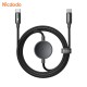 MCDODO Câble de Charge Montre Connectée CA-4170 Type-C vers Type-C 60W + Pad de Charge à Induction Samsung Watch (1.5m) Noir