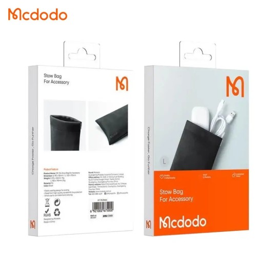 MCDODO Pochette de Rangement pour Accessoires CB-1240 Noir