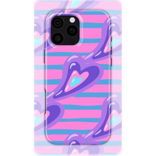 Lovely Rebel | Coque de téléphone 3D 2en1 Ultra-résistante
