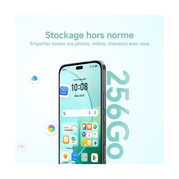 HONOR 400 Lite 8Go/256Go Noir - Neuf
