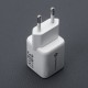 FORCELL F-ENERGY Mini chargeur blanc compacte GaN3 30W USB-C USB-A