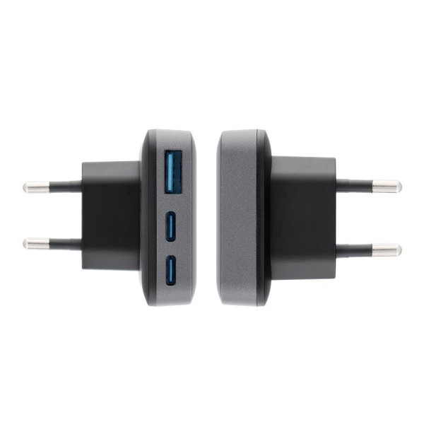 FORCELL F-ENERGY Chargeur mural ultra-fin 65W 2x USB-C USB-A