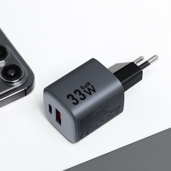 FORCELL F-ENERGY Chargeur secteur GaN3 33W USB-C USB-A