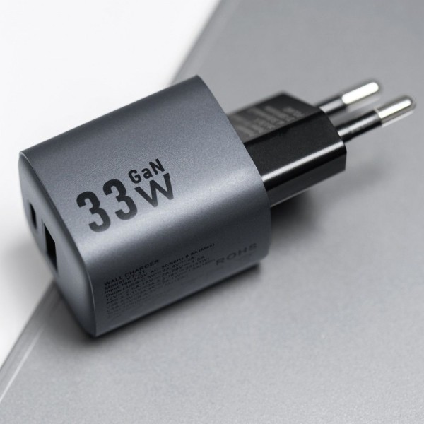 FORCELL F-ENERGY Chargeur secteur GaN3 33W USB-C USB-A