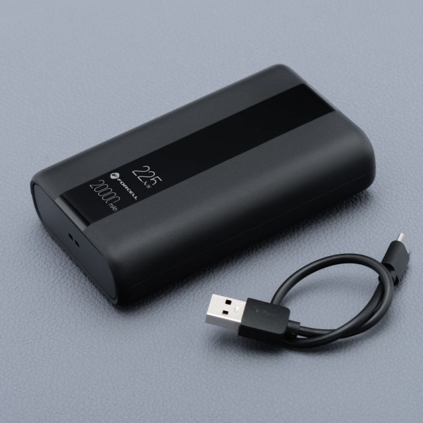 FORCELL F-ENERGY Batterie externe avec câble USB-C vers USB-A 20 000mAh 22.5W