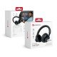FORCELL F-Audio Casque bluetooth Touch Beat noir avec réduction de bruit active
