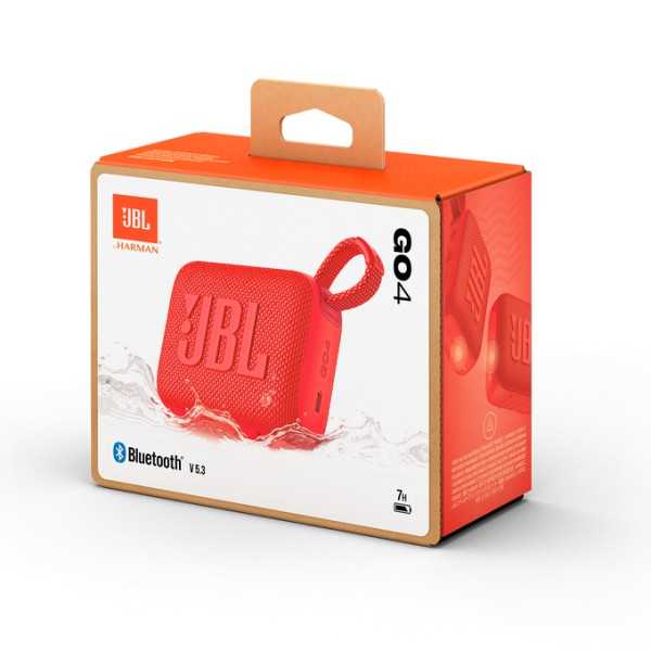 JBL Go 4 rouge Enceinte Bluetooth Waterproof