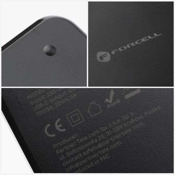 FORCELL F-ENERGY Chargeur secteur universel pour ordinateur portable + 6 adaptateurs 90W