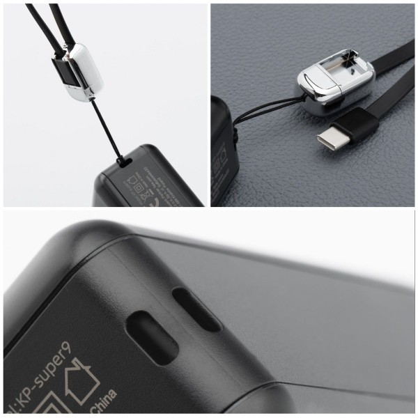 FORCELL F-ENERGY Chargeur multifonction 6-en-1 USB-A + USB-C 45W + Batterie externe 15 000mAh + MagSafe & Apple Watch