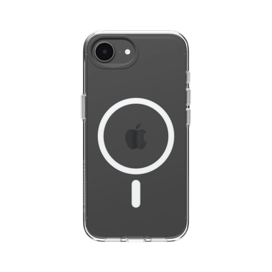 RHINOSHIELD Coque Clear Case MagSafe iPhone 16e Noir