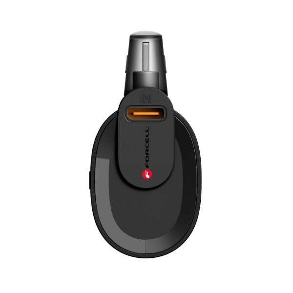 FORCELL F-ENERGY Batterie externe avec câble USB-C et connecteur Lightning intégré 5 000mAh 20W