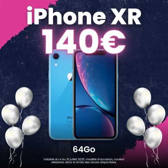iPhone XR 64Go 140€ - Offre 9 ans Macavenue
