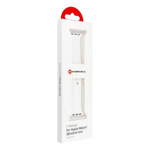 Emballage bracelet APPLE Watch Sport Blanc en silicone 38 - 40 - 41 mm
