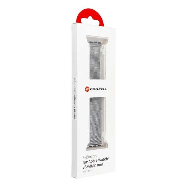 Emballage Bracelet APPLE Watch Milanais Argent en acier inoxydable 38 - 40 - 41 mm