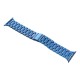 Bracelet APPLE Watch à Maillons Bleu en acier inoxydable