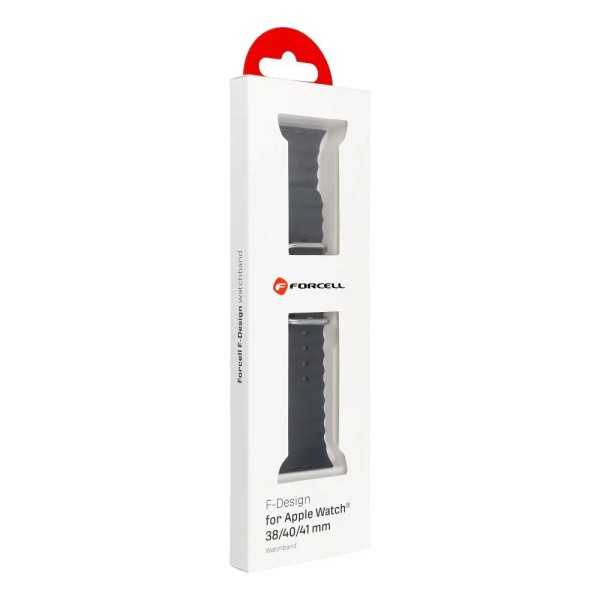 Emballage bracelet APPLE Watch Océan Noir en silicone 38 - 40 - 41 mm