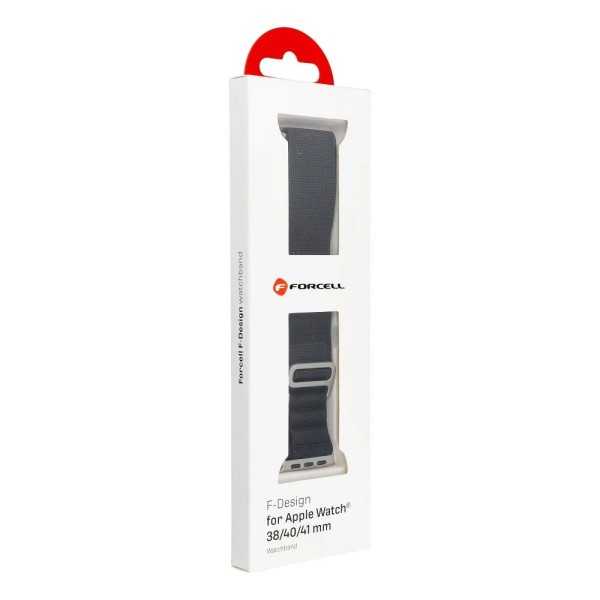 Emballage Bracelet APPLE Watch Boucle Alpine Noir 38 - 40 - 41 mm