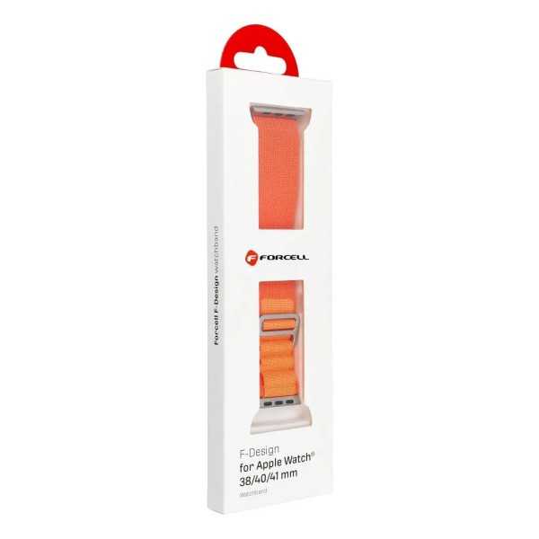 Emballage Bracelet APPLE Watch Boucle Alpine Orange 38 - 40 - 41 mm