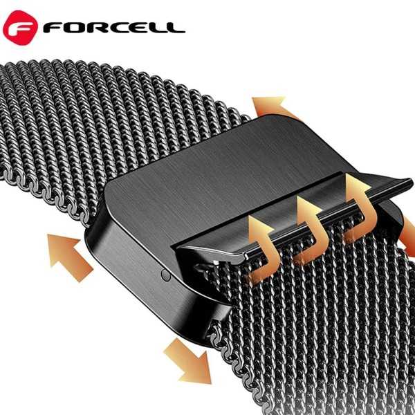 Mécanisme magnétique Bracelet APPLE Watch Milanais en acier magnétique