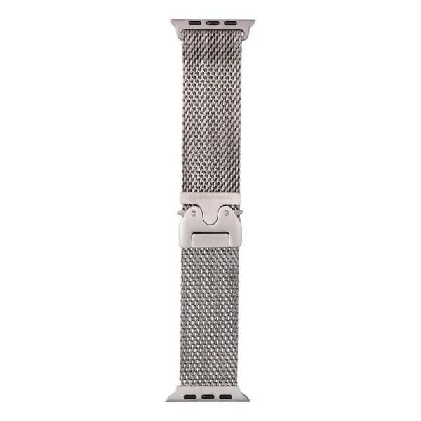 Bracelet APPLE Watch Milanais Argent avec fermoir en acier