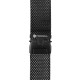 Bracelet APPLE Watch Milanais Noir avec fermoir en acier